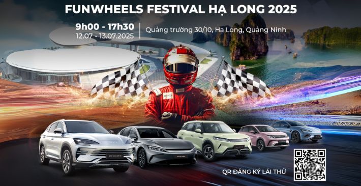 BYD CHÍNH THỨC THAM GIA LỄ HỘI XE FUNWHEELS FESTIVAL 2025 TẠI HẠ LONG
