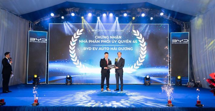 CHÍNH THỨC KHAI TRƯƠNG – NHÀ PHÂN PHỐI 4S BYD HẢI DƯƠNG