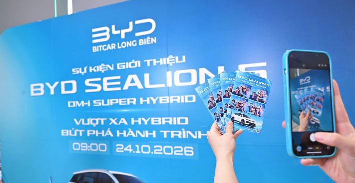 NHÌN LẠI NHỮNG KHOẢNH KHẮC RỰC RỠ TẠI SỰ KIỆN RA MẮT BYD SEALION 5 DM-i