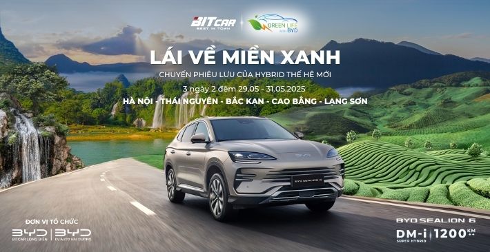 “Lái Về Miền Xanh” – Hành Trình Khi BYD Sealion 6 Ghi Dấu Trên Những Cung Đường Đông Bắc