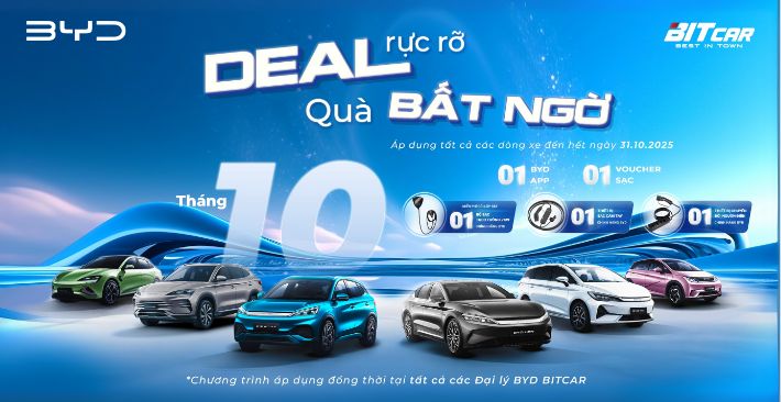 Deal rực rỡ - Quà bất ngờ tháng 10 trọn vẹn