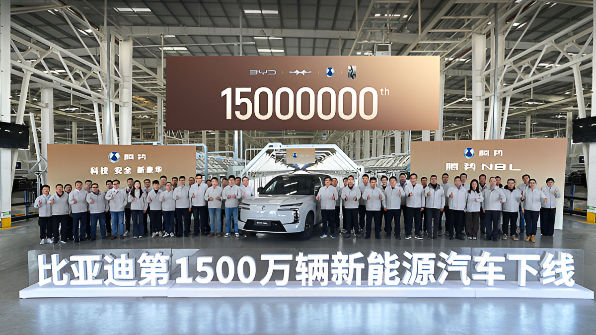 BYD CÁN MỐC 15 TRIỆU XE, VƯỢT TESLA DẪN DẦU THỊ TRƯỜNG XE ĐIỆN THẾ GIỚI